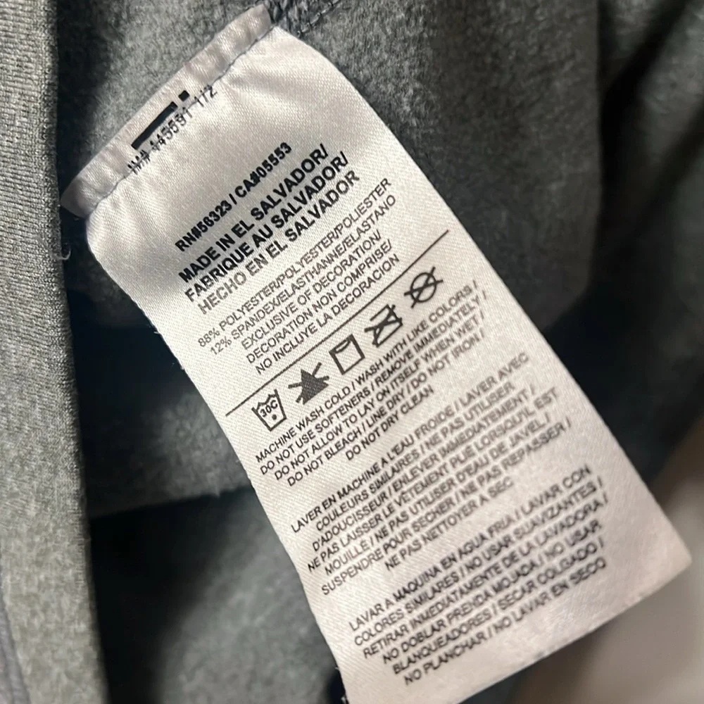 Nike Gray Athletic Turtleneck Sweater